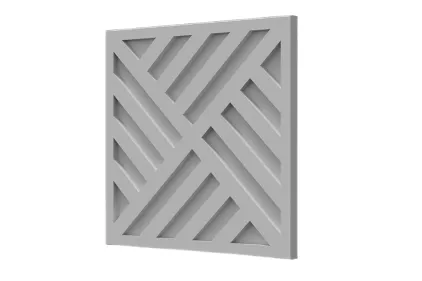 Гіпсова стінова панель 50х50 см GEOMETRY 03