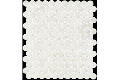 ROMA DIAMOND CARRARA ROUND GRES MOSAICO 29.5x32.5 FNJC  (мозаїка)
