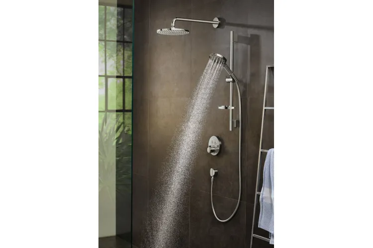 Верхній душ Raindance S 240 Showerpipe PowderRain 1jetP з тримачем (27607000) image 2