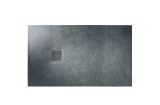 Піддон TERRAN 120x90 графіт, штучний камінь (з сифоном і трапом) AP014B038401200