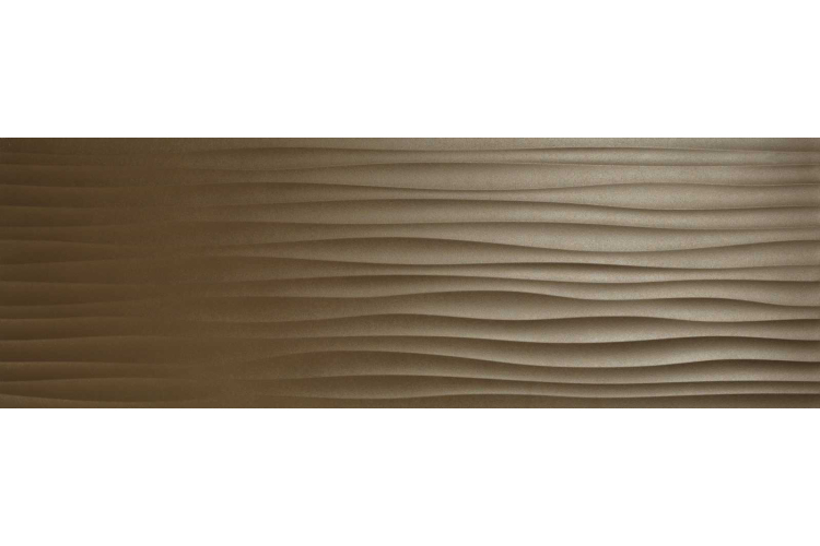 M1AM ECLETTICA BRONZE STRUTTURA WAVE 3D RET 40x120 (плитка настінна) зображення 1