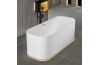 Купить Ванна кварил FINION Duo Freestanding 1700x700 DesignRing (UBQ177FIN7A300V201) Gold фото №2