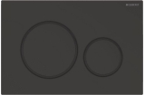 Кнопка змиву Sigma 20 чорний мат/чорний глянець/чорний мат (115.882.16.1)