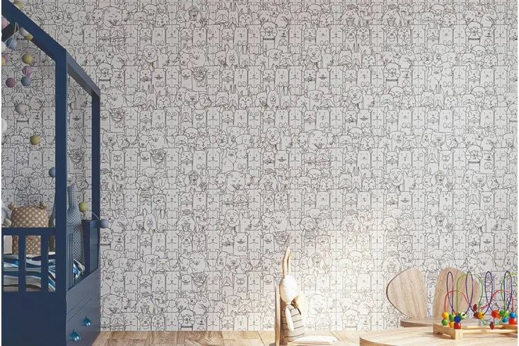 OH MY DOG WHITE 25x25 (плитка для підлоги і стін) image 7