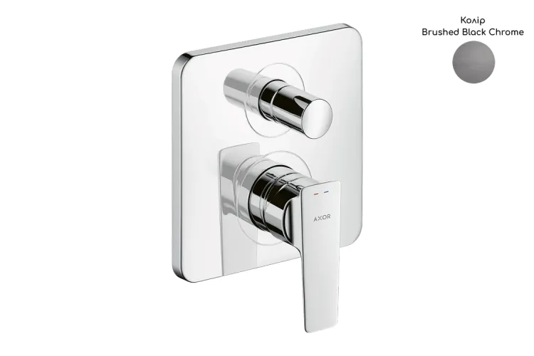 Змішувач Axor Citterio E прихованого монтажу ванна/душ, Brushed Black Chrome 36455340 image 1