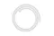 Шланг для душу AXOR Textile 1,6 м. cylindrical nut Matt White 28261700