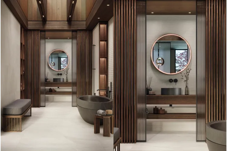 G278 METRO LIMESTONE BONE 59,6x150 декор (плитка настінна) зображення 3