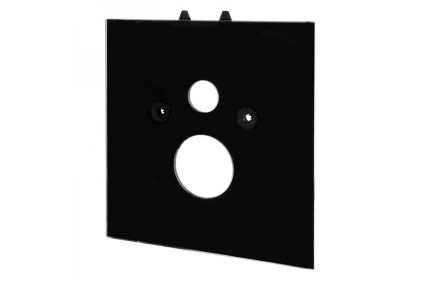 TECELux Нижня панель для стандартного унітаза, скло чорне (9650105)