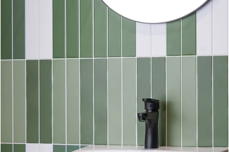 KHROMA DEEP GREEN SATIN 5х30 (плитка настінна) зображення 2