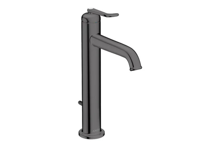 Змішувач Axor Archivio 170 CoolStart для умивальника з донним клапаном pop-up, Brushed Black Chrome (34007340) зображення 1
