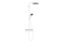 Душова система Pulsify S Showerpipe 260 1jet 400 EcoSmart, Matt White (24221700)