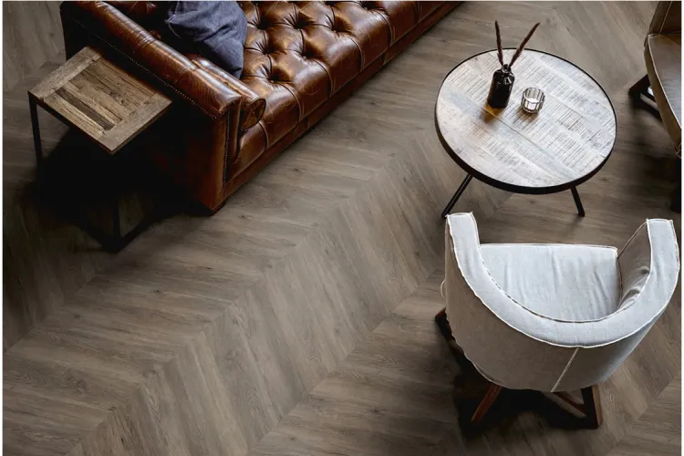 Chevron 2044 Дуб Канберра 665.4х152.4 2,5 mm Ter Hurne (SPC вінілова підлога) image 3