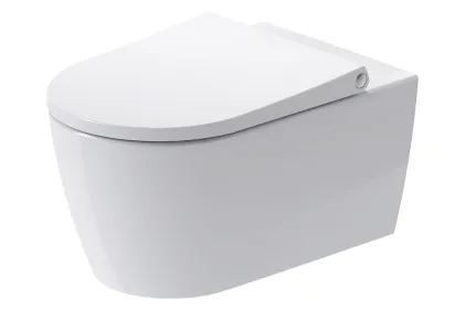 BENTO STARCK BOX Унітаз підвісний 40х59,5 White High Gloss HygieneGlaze + сидіння (45930920A1)