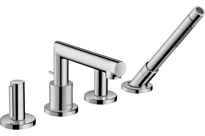 Змішувач Axor Uno на край ванни 4 отвори випуск 152мм, Chrome (45444000)