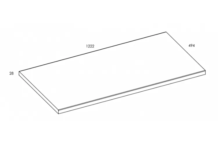 Стільниця Lofty 120 Dab Classic Oak 167042 зображення 3