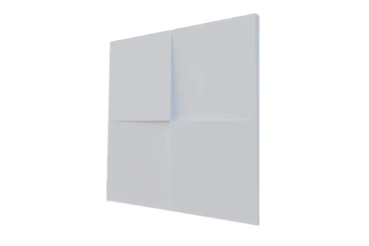 Гіпсова стінова панель 50х50 см FLAT 02 зображення 1