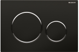 Кнопка змиву Sigma 20 чорна/хромована глянцева/чорна (115.882.KM.1)