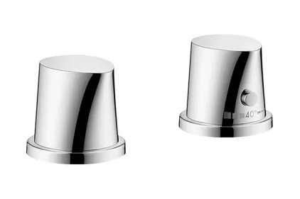 Змішувач Axor Starck Organic термостатичний на край ванни 2 отв, Chrome (12422000)