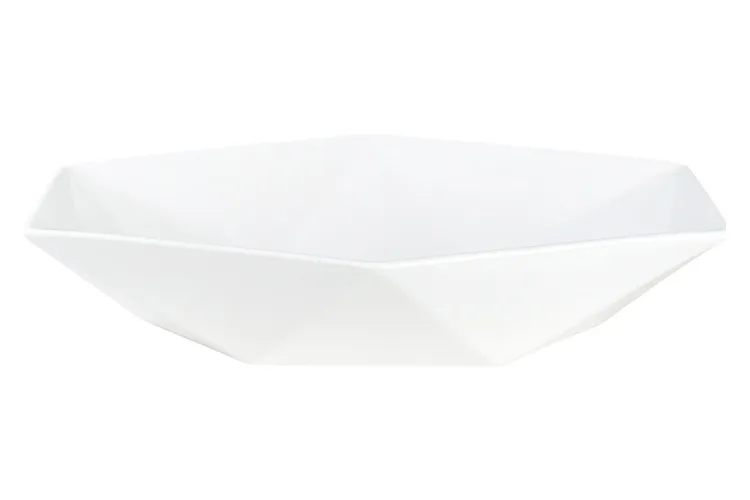 PRISA Умивальник накладний без отвору під змішувач 56x37x13, glossy white image 1