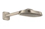 Верхній душ Axor ShowerSphere 250х160 1jet EcoSmart з кронштейном, Brushed Nickel (39755820)