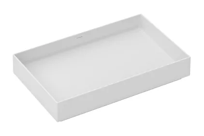 Умивальник Xuniva Evo E накладний без переливу 650х400 мм, Sand Matt Beige (60326780)