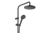Душова система Vernis Blend Showerpipe 200 1jet EcoSmart з термостатом Matt Black (26089670) image 3