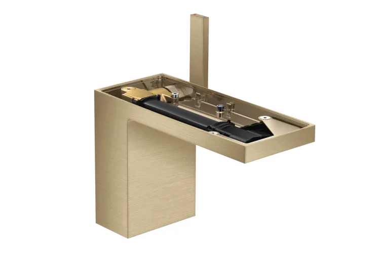 Змішувач Axor MyEdition 110 для умивальника без накладки, Brushed Bronze 47032140 зображення 1