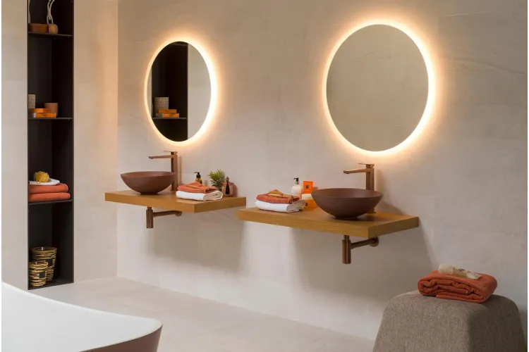 SQUARE Змішувач для умивальника H-297 мм, керамічний картридж d25 мм, brushed copper (100281892) image 2