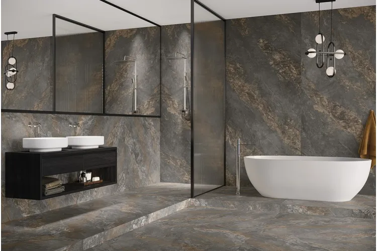 AURIC GRAPHITE RECT 59.7х59.7 (плитка для підлоги і стін) зображення 2