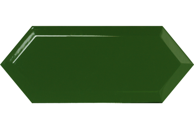 CUPIDON DARK GREEN BRILLO BISEL 10х30 (плитка настінна) image 1