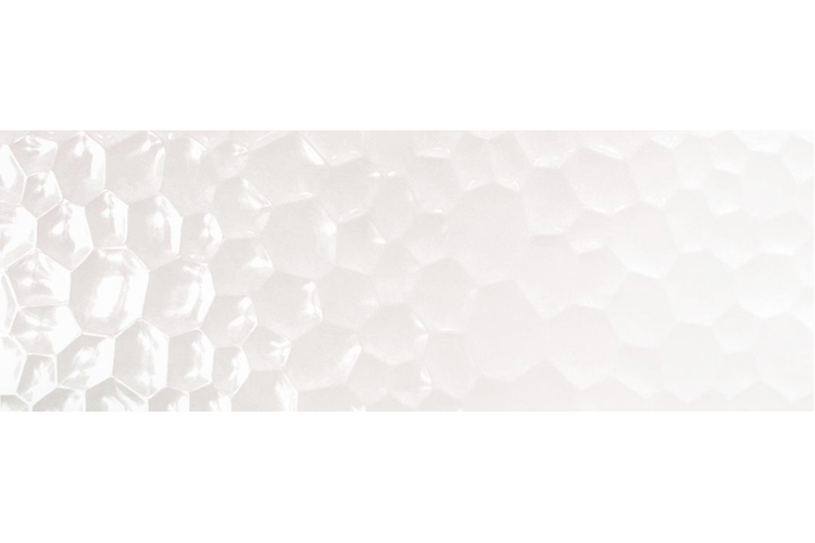 UNIK R90 BUBBLES WHITE GLOSSY 30x90 декор B43 (плитка настінна) image 1