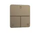 Перемикач ShowerSelect Comfort Q на 3 функції, Brushed Bronze (15587140)