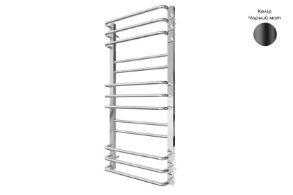 Рушникосушка Преміум Люкс 1100х540/500 чорний мат