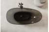 Ванна вільностояча XARA 160х75 Carbon Grey, з сифоном клік-клак хром image 6