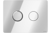Кнопка змиву пневматична ACCENTO CIRCLE S97-056 хром глянець (для інсталяційної системи) зображення 1