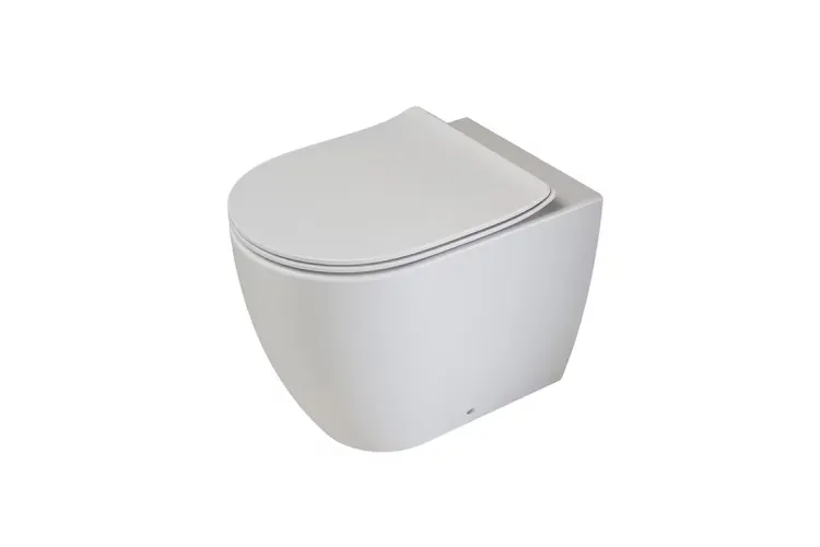 ACRO COMPACT, Унітаз підвісний, Rimless з кріпленням, matt white (100374266) зображення 1