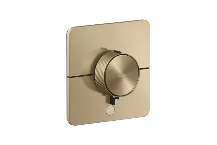 Термостат прихованого монтажу ShowerSelect ID Softsquare HighFlow на 1 функцію, Brushed Bronze (36778140) зображення 1