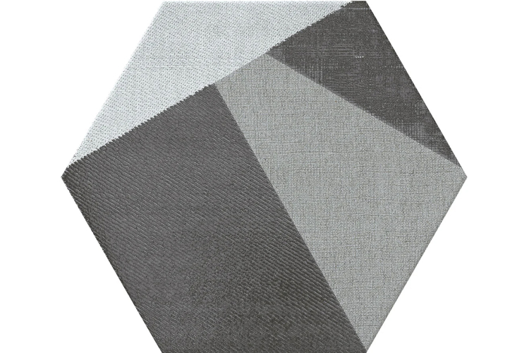 K·38 HEXTANGRAM FABRIC GREY 28.5х33 шестигранник (плитка для підлоги і стін) зображення 2