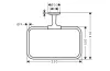 Кільце для рушників Axor Universal Circular, Stainless Steel Optic (42823800) image 2