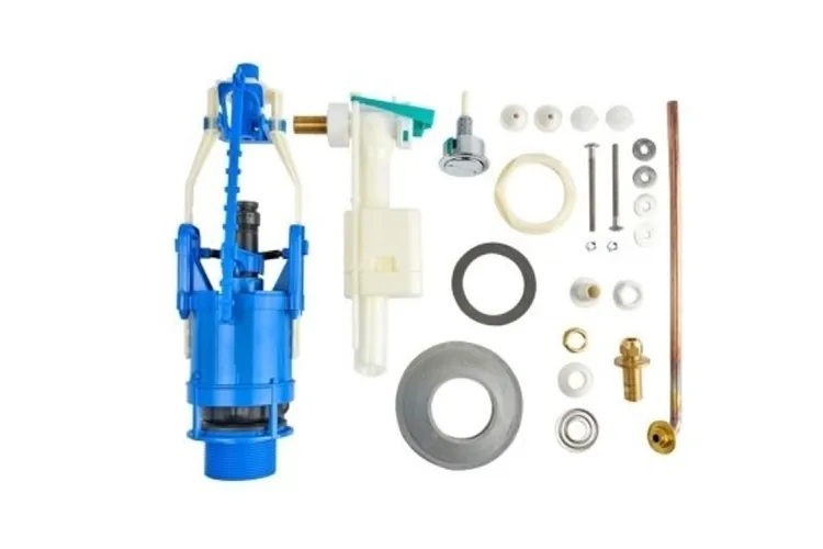 Комплект арматури змиву та наповнення Efi Monoblock gold (9101OR) зображення 1