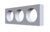 Гіпсовий підрозетник трисекційний зображення 1