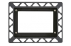 Рамка для монтажу панелей змиву TECEloop/square врівень зі стіною, чорна (9240647) image 1