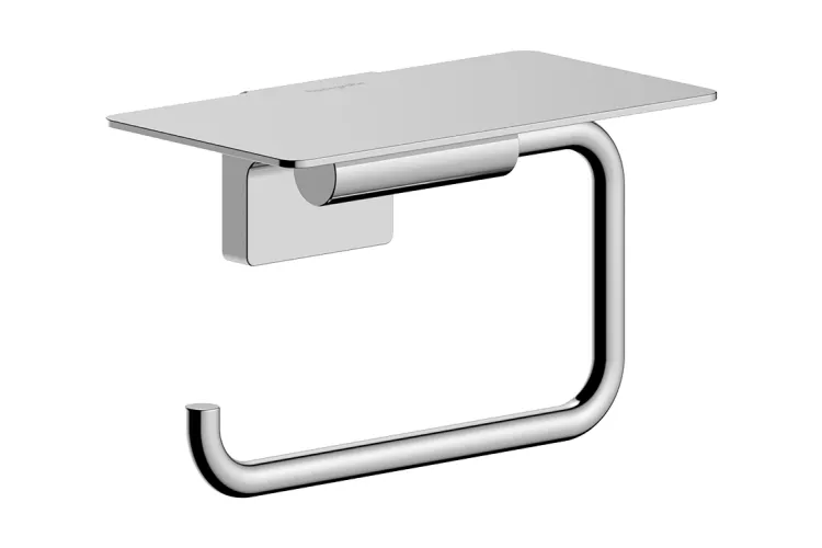 AddStoris S Тримач паперу з полицею, Chrome (41789000) image 1