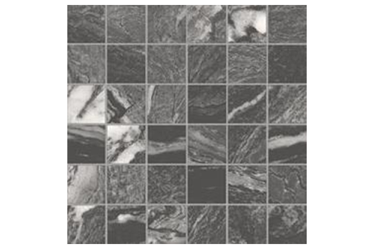 MOSAICO DOMINO SOFT T5 BLACK 30x30 (мозаїка)  image 1