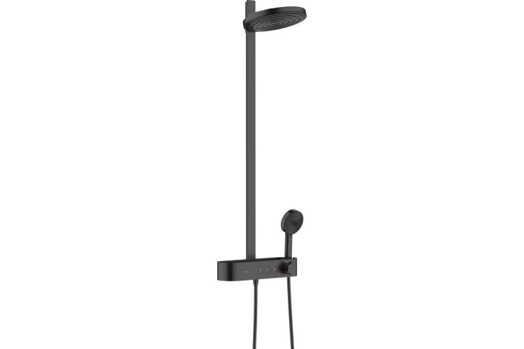 Душова система Pulsify S Showerpipe 260 2jet 400, Matt Black (24240670) зображення 1