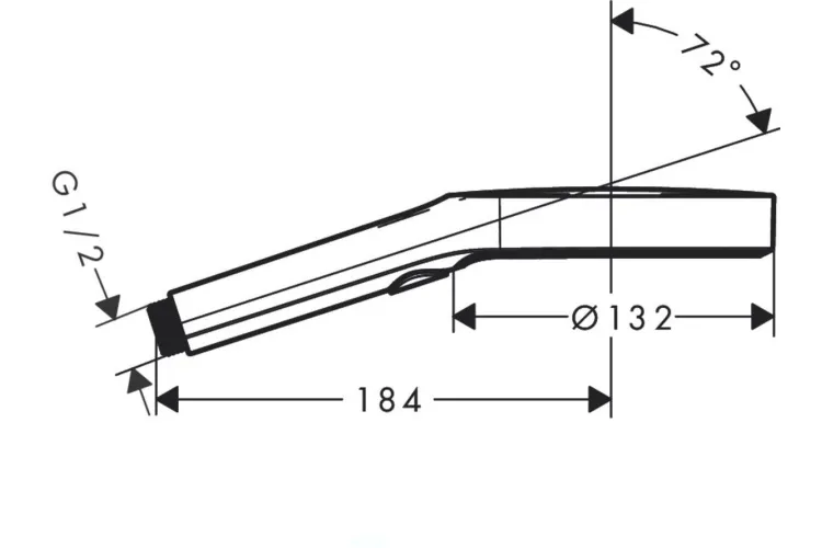 Ручний душ Rainfinity 130 3jet Matt Black (26864670) image 3