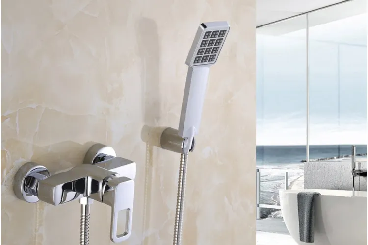 WAWEL 010 Змішувач для ванни (з душовим гарнітуром), Chrome image 4