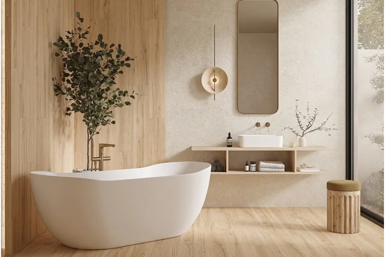 WOOD ART BEIGE MATT RECT 19.8х119.8 (плитка для підлоги і стін) image 2