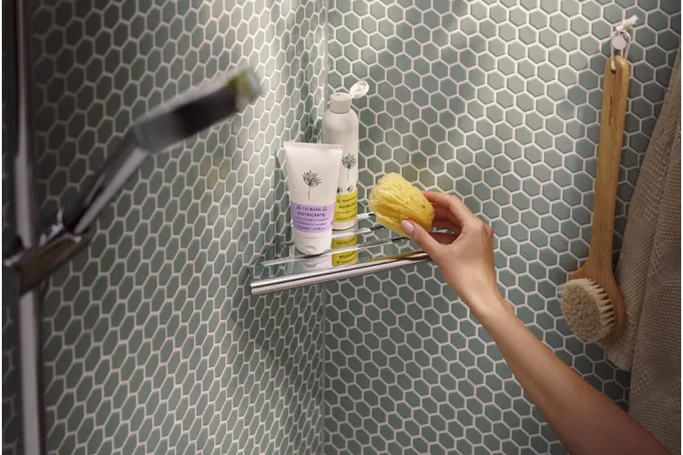 AddStoris S Поличка кутова 15.4х15.4x30.2 см, Chrome (41761000) image 2