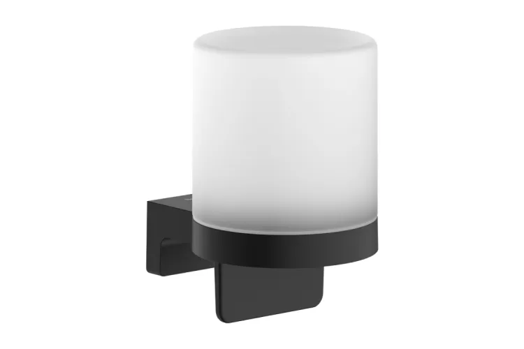 AddStoris S Дозатор підвісний для рідкого мила, Matt Black/скло (41765670) image 1